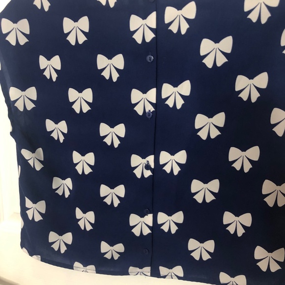 Crop blouse button back - Picture 3 of 4